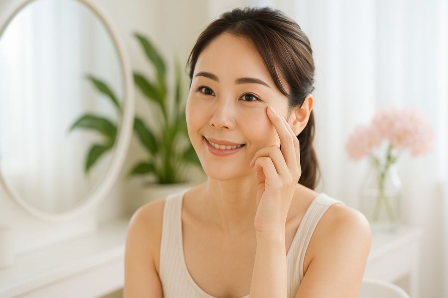 目の下のクマの種類と改善方法を解説する美容医療記事のイメージ画像