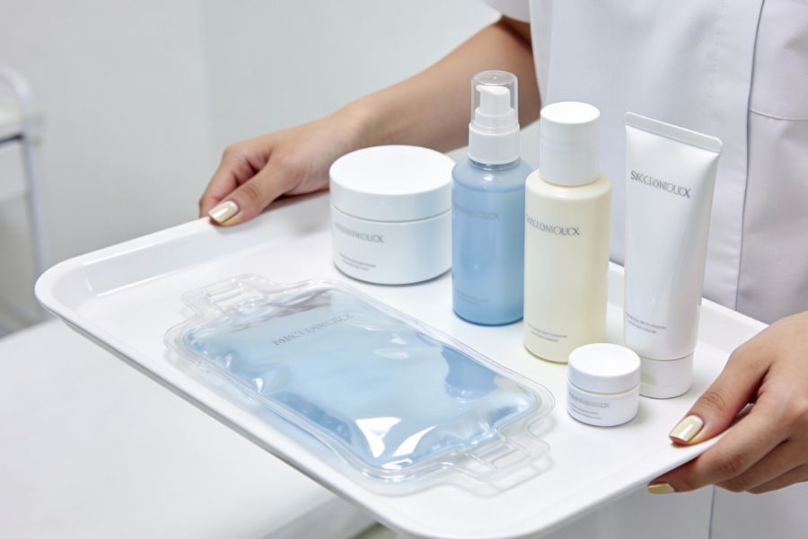 糸リフトのダウンタイムとリスクに対応するアフターケア用品