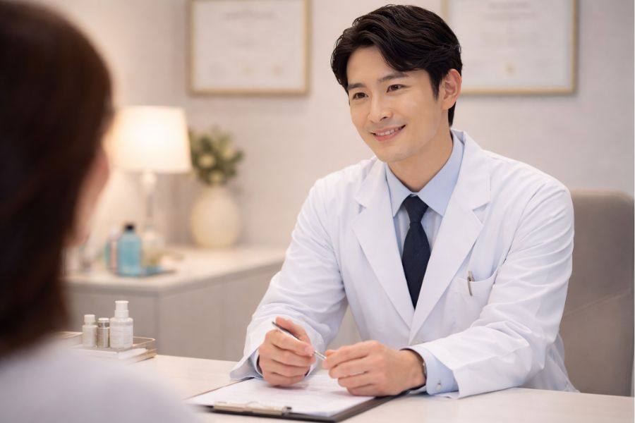 PRP療法のよくある質問に答える日本人男性医師