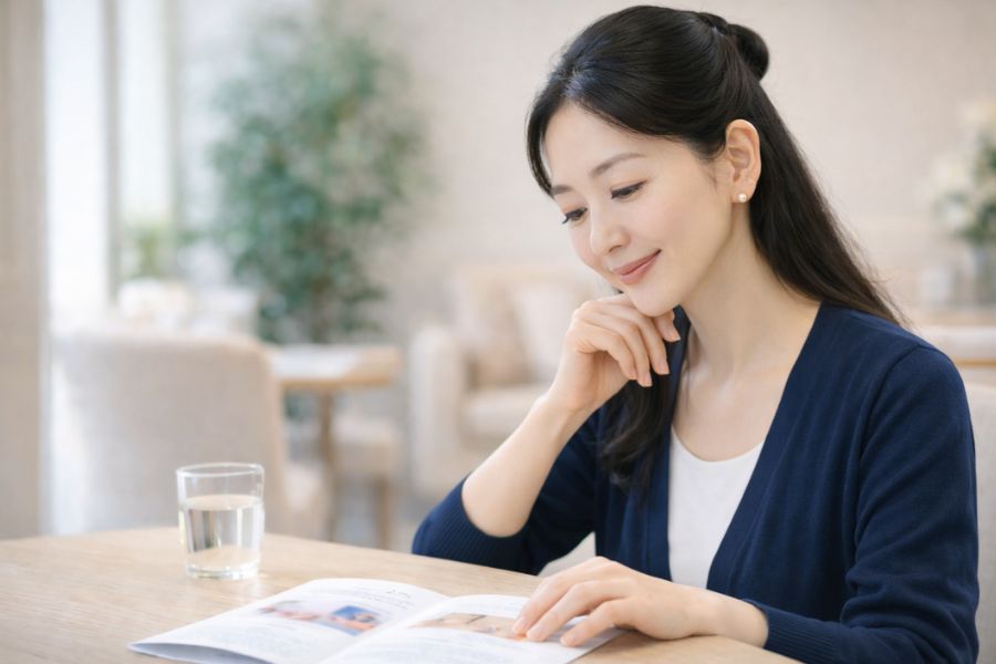 ヒアルロン酸注入とPRP治療の違いを比較検討する女性