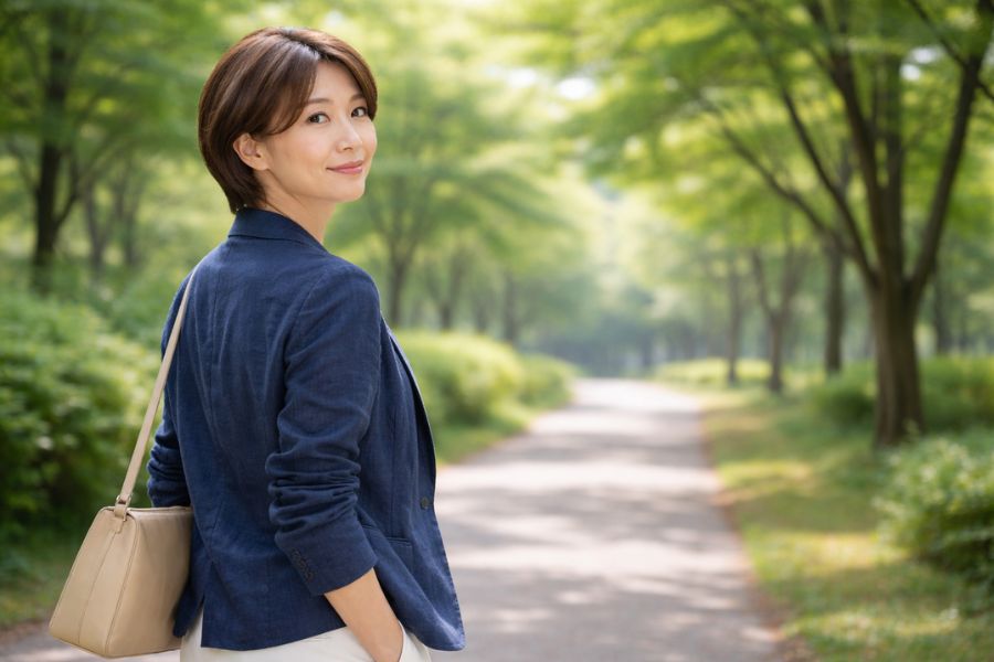 SMASフェイスリフトが向いている方・検討する女性の後ろ姿