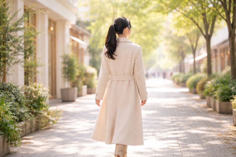 SMASフェイスリフトを検討し前向きに歩き出す女性